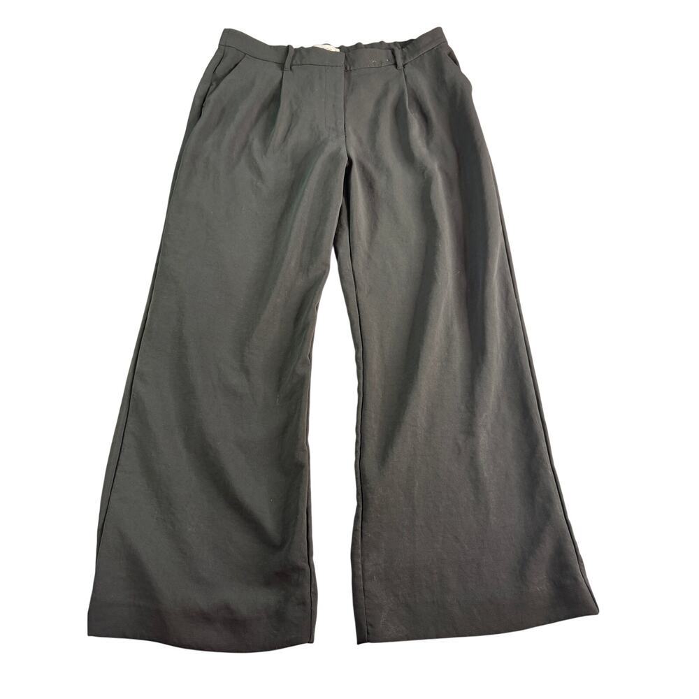 Abercrombie & Fitch Women's Black Straight Leg Dress Pants Size 18 Long